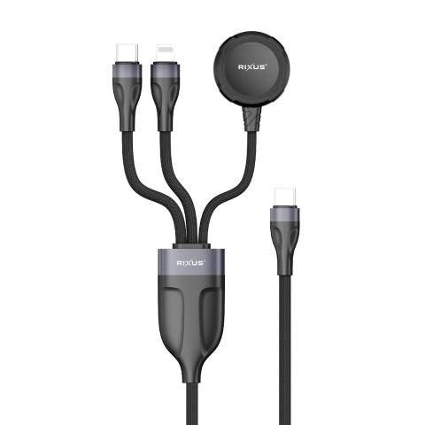 3 in 1 Klocka och Telefon Laddkabel 