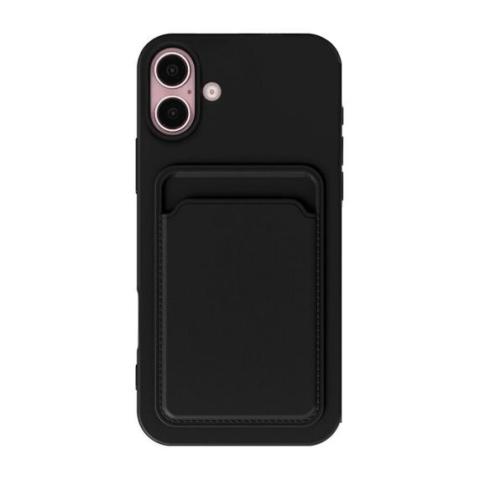 Silikonskal med korthållare till iPhone 16 Plus