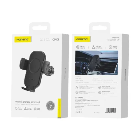 wireless charging car mount 15w