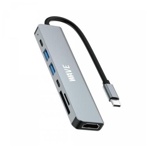 7-i-1 USB-C Multiport Hub med 4K HDMI