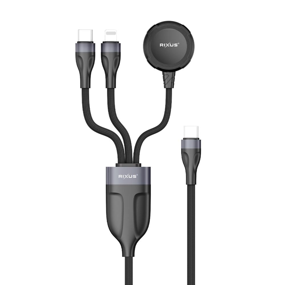 3 in 1 Klocka och Telefon Laddkabel 