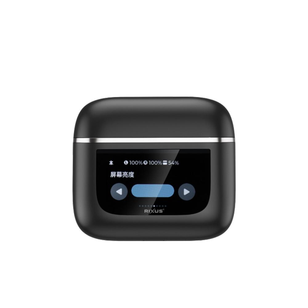 Rixus Wireless Travel Pro hörlurar med pekskärm Svart