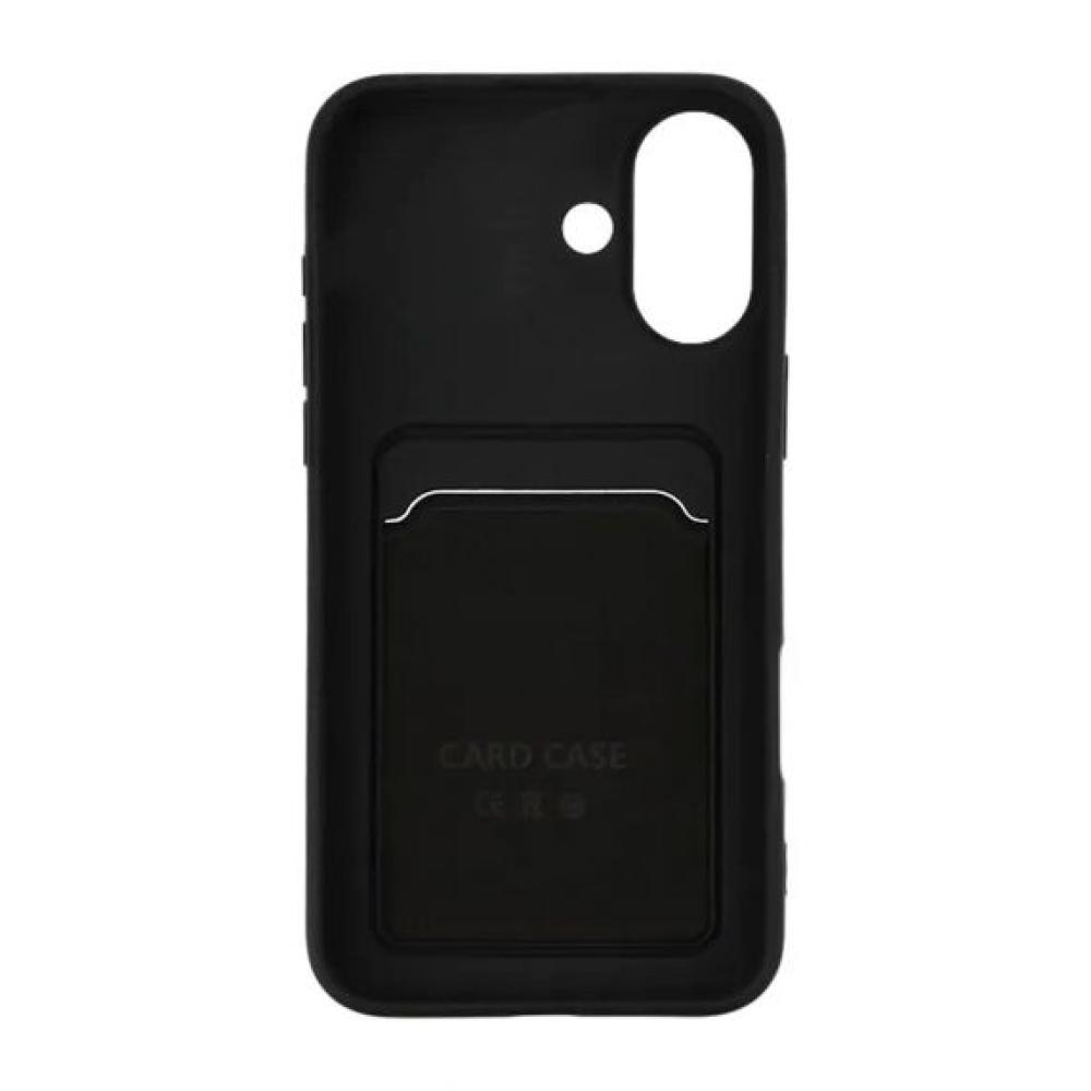 Silikonskal med korthållare till iPhone 16 Plus