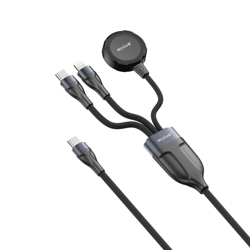 3 in 1 Klocka och Telefon Laddkabel 