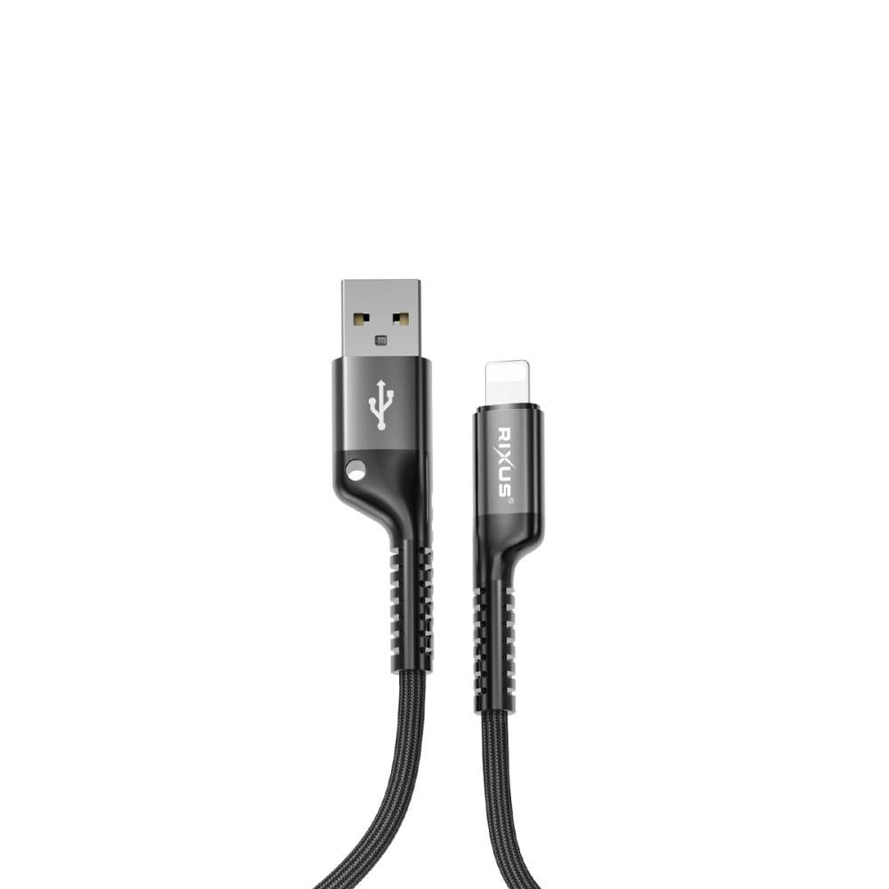 Indragbar fjäderkabel USB-A till Lightning