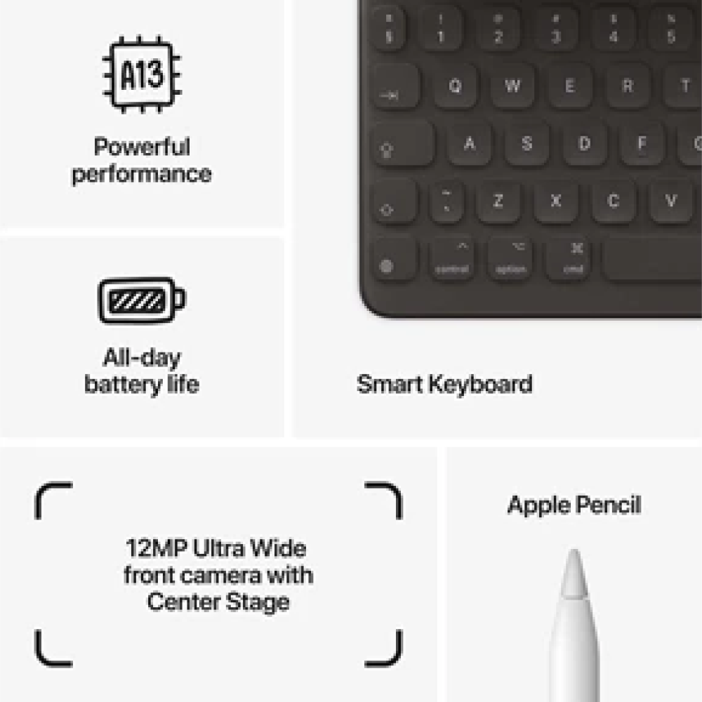 "Ny" iPad (9th gen) 10,2" Wi-Fi | Space Grey