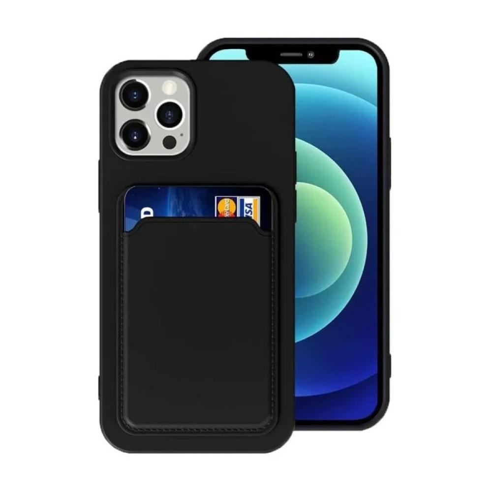 Iphone 12 Pro Black Wallet Cover
