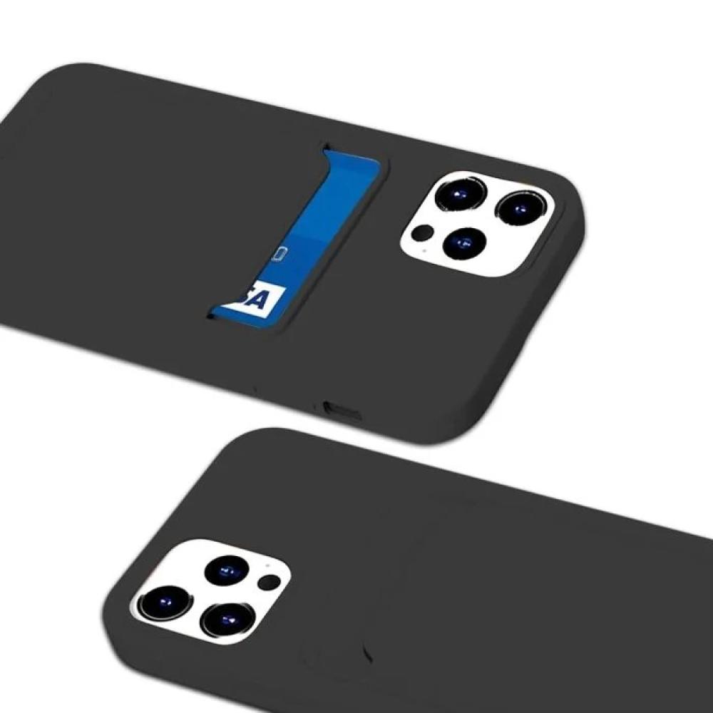 Iphone 12 Pro Black Wallet Cover