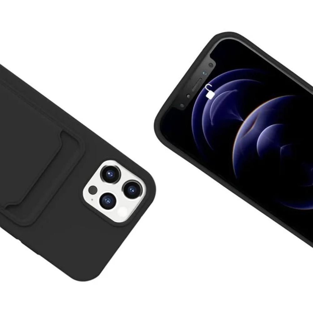 Iphone 12 Pro Black Wallet Cover