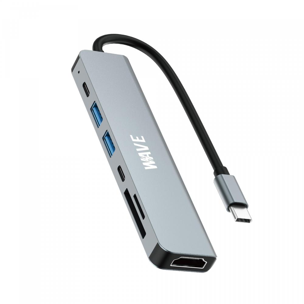 7-i-1 USB-C Multiport Hub med 4K HDMI